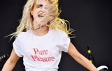 Pure Pleasure - Women’s Flowy Cropped Tee (Worn by Hayley Williams / Paramore) - Amp’d Apparel